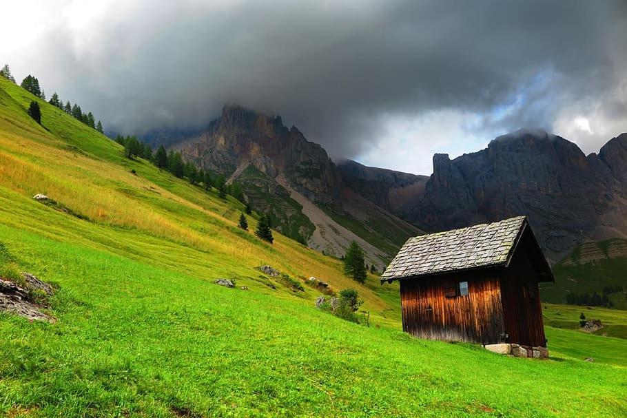 La Casa! Villa Vigo di Fassa Luaran gambar